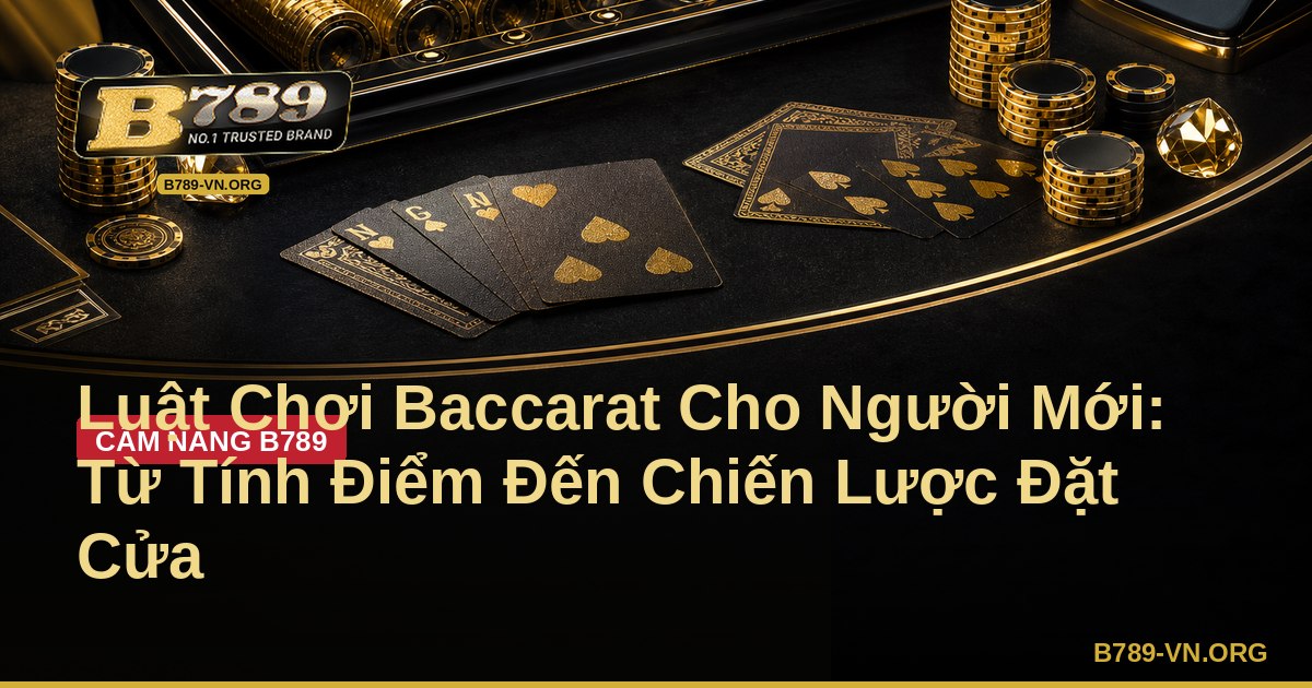 Luật Chơi Baccarat Cho Người Mới: Từ Tính Điểm Đến Chiến Lược Đặt Cửa – B789
